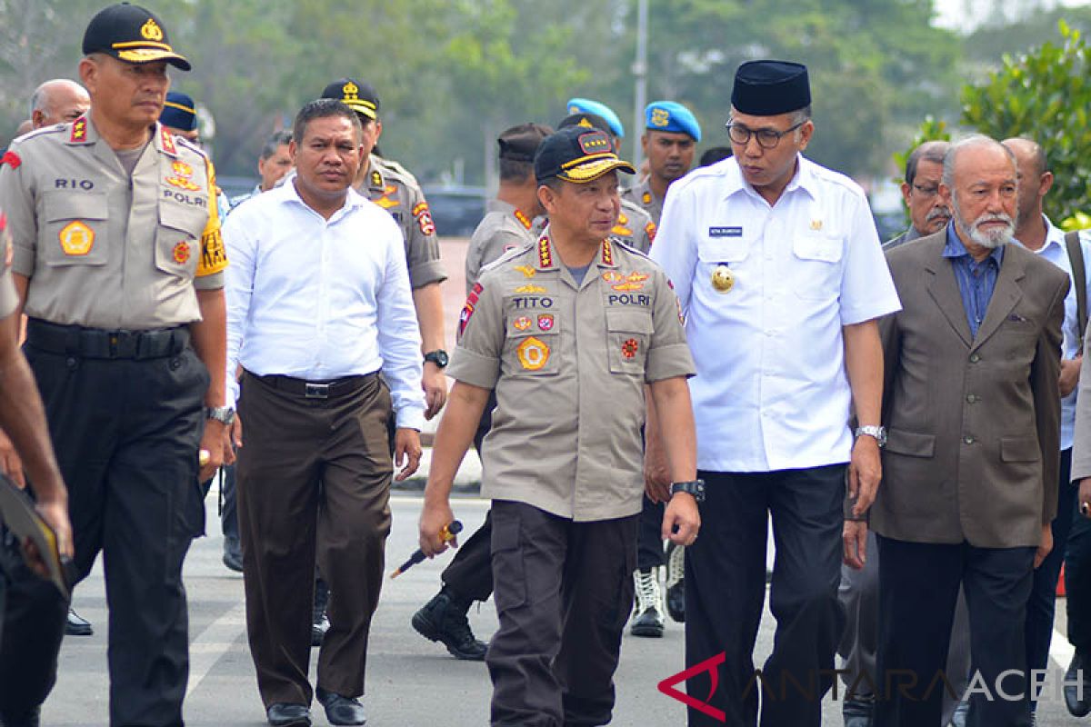 Kapolri: jaga perdamaian dan keamanan Aceh