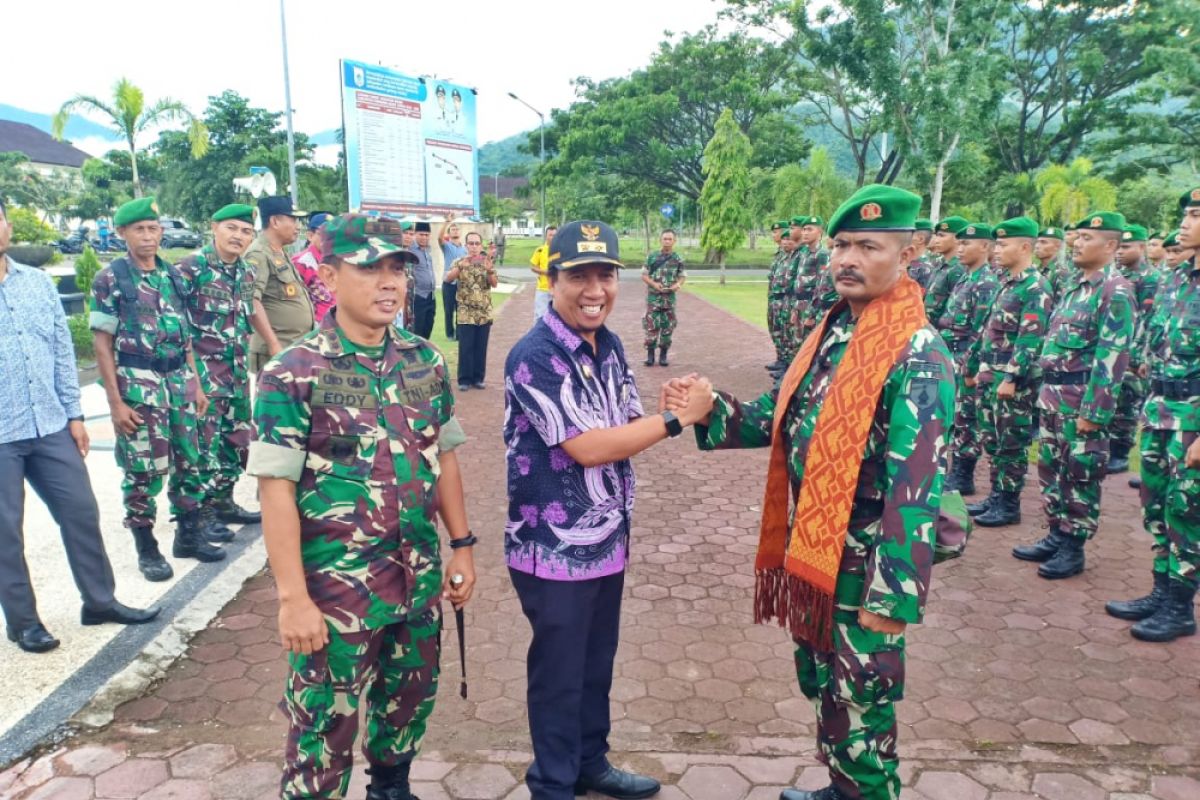 Kodam Brawijaya terjunkan satu SSK Yonzipur bantu rekonstruksi  di Sumbawa Barat