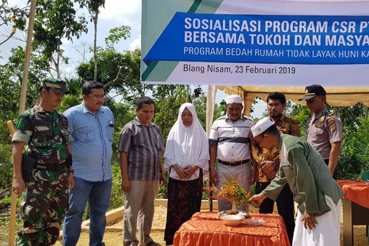 Medco Malaka bedah rumah warga Aceh Timur