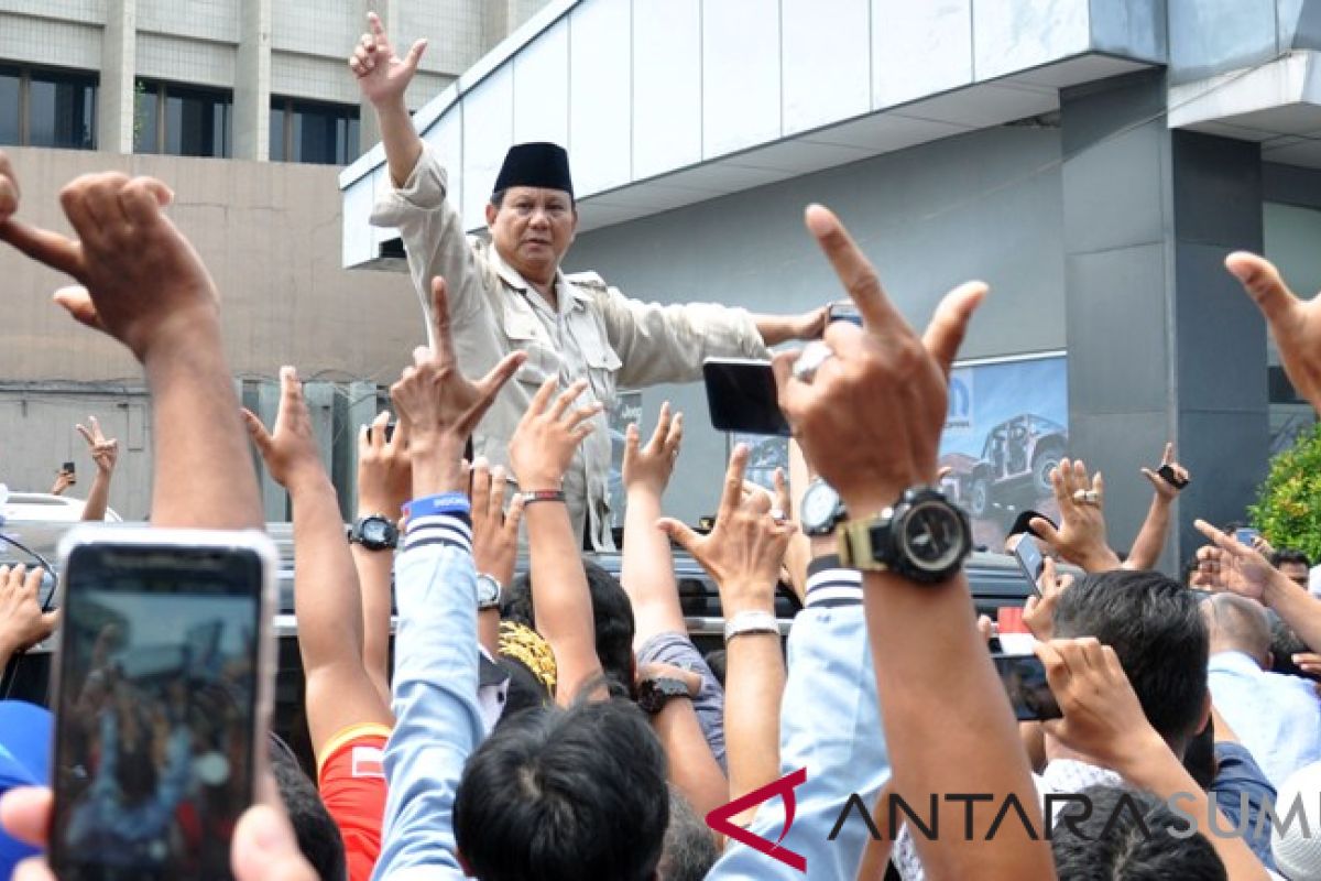 Prabowo: Kami tidak akan toleransi dengan korupsi