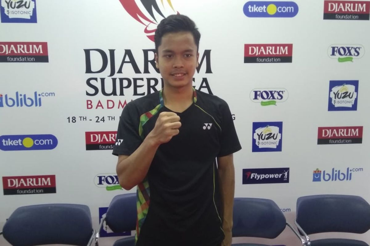 Ginting sukses ladeni permainan panjang Ihsan di final Djarum Superliga