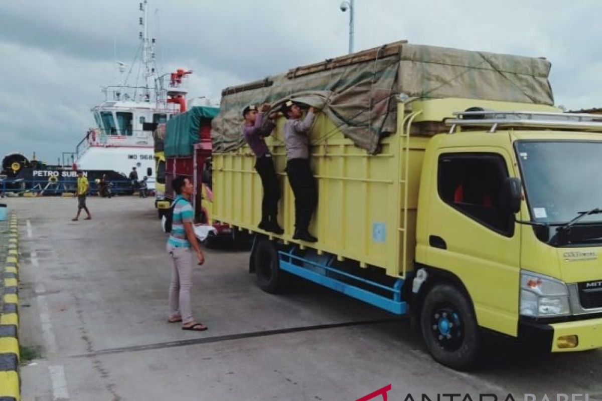 Polisi perketat pengamanan Pelabuhan Tanjungkalian Muntok