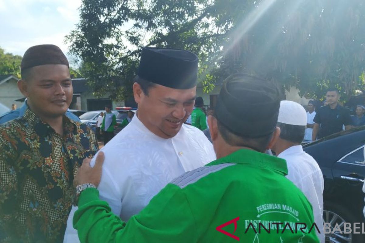 Warga Desa Munggu berlebaran resmikan Masjid Fastabiqul Khoirot