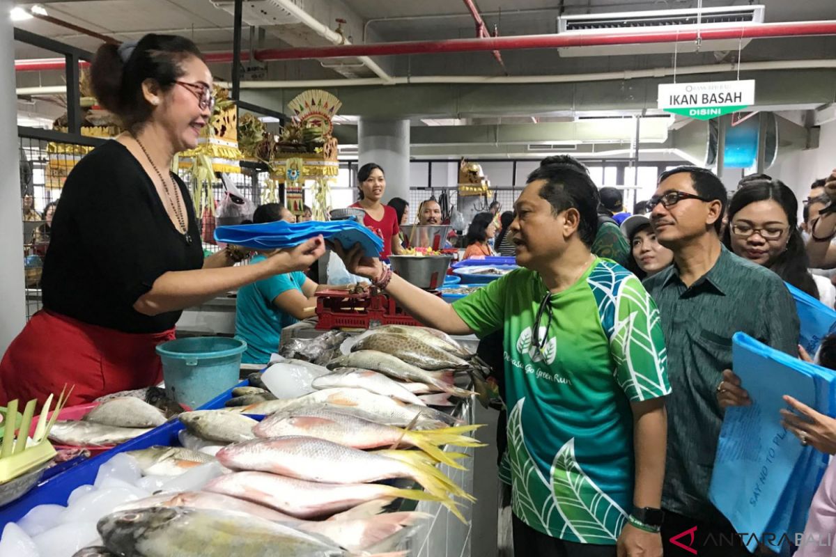Wali Kota Denpasar tinjau prapembukaan Pasar Badung