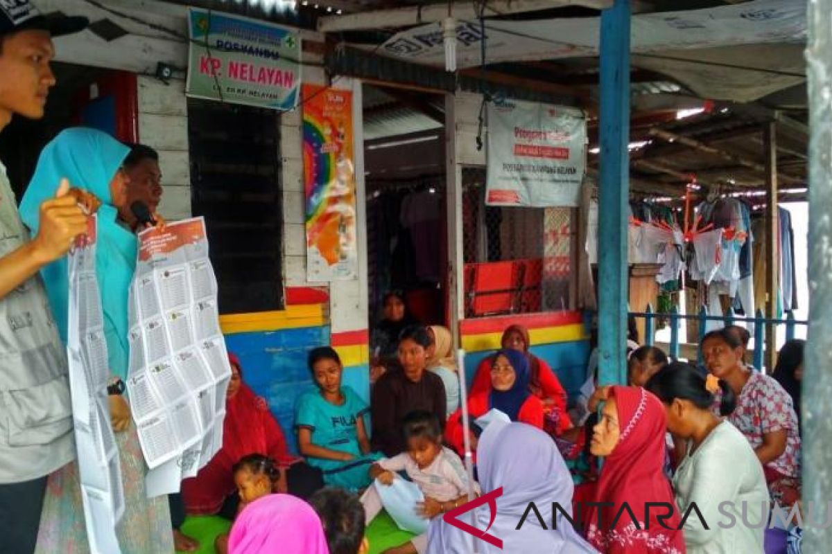 Relawan Demokrasi Pemilu sentuh pemilih di Kampung Nelayan