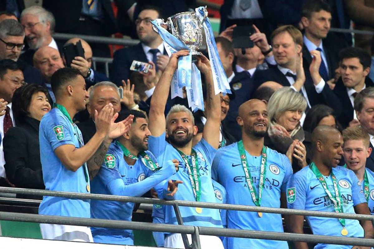 Manchester City raih gelar juara Piala Liga