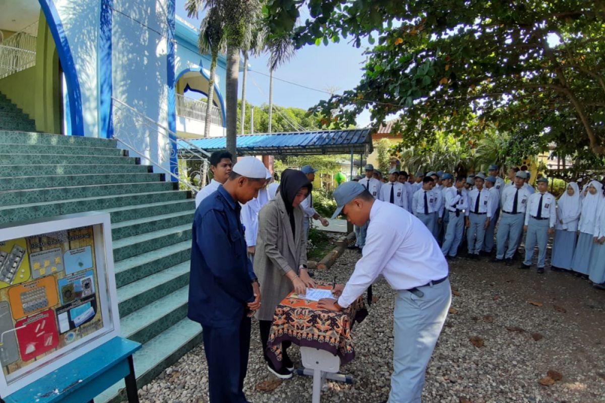 86 pelajar SMA IT Qardhan Hasana Banjarbaru ikrar anti narkoba