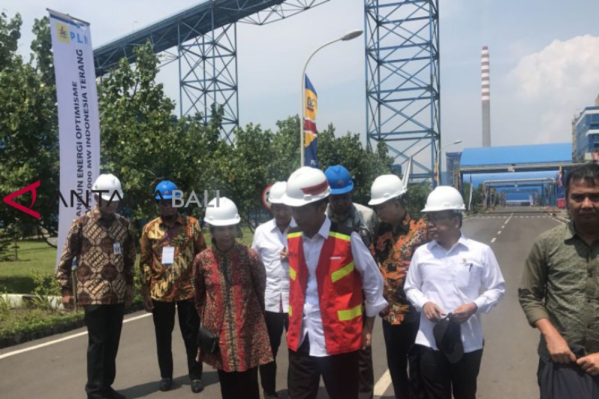 Presiden Jokowi resmikan pengoperasian PLTU Cilacap 660 MW