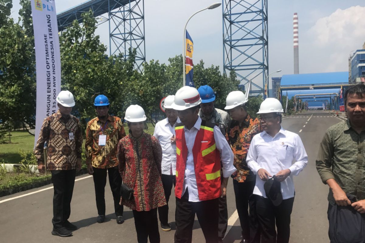Presiden Jokowi resmikan pengoperasian PLTU Cilacap 660 MW