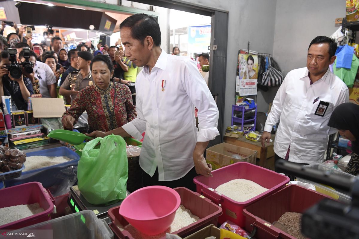 Jokowi distributes micro credit to 600 farmers