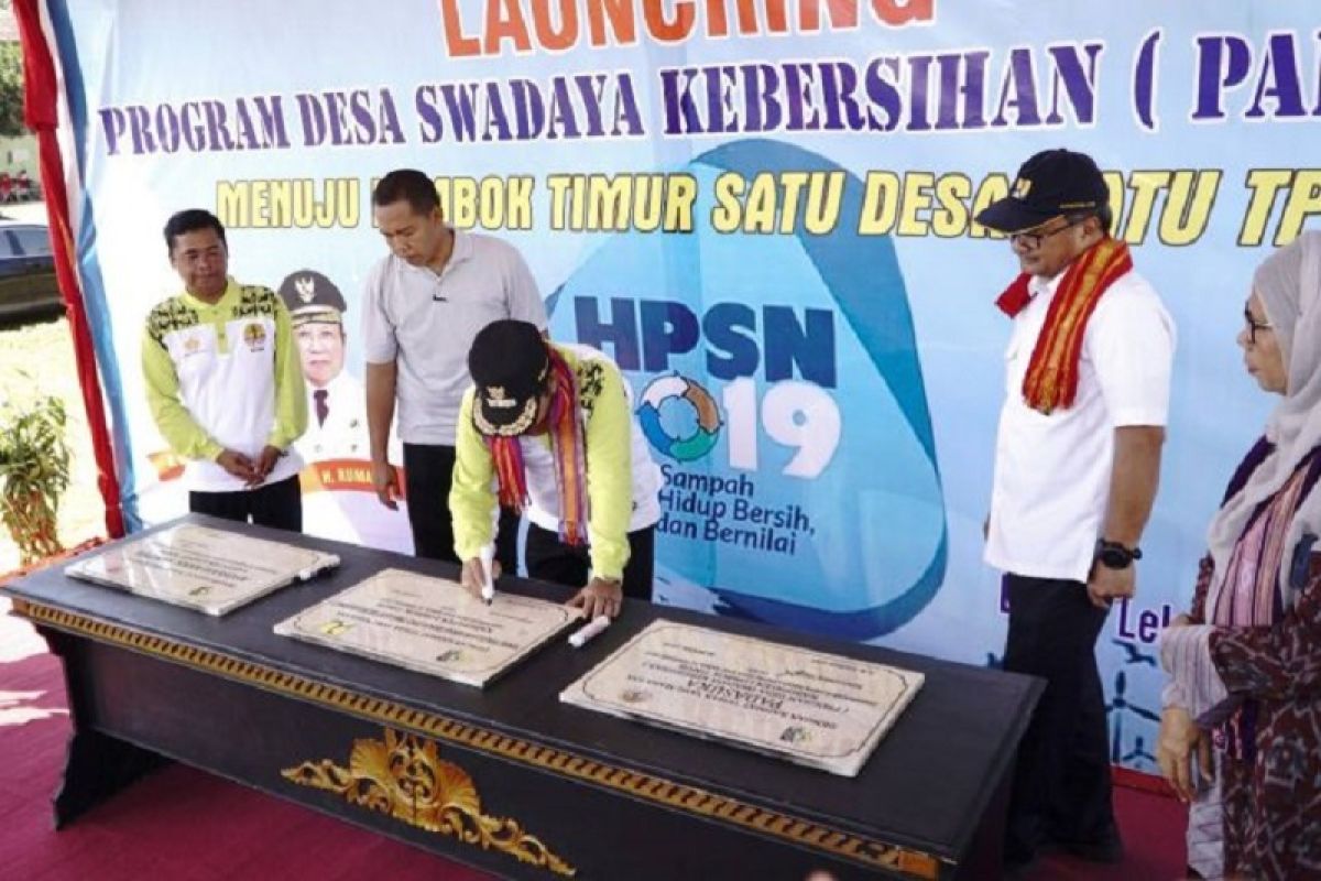 Wakil Bupati Lombok Timur luncurkan Program Desa Swadaya Kebersihan