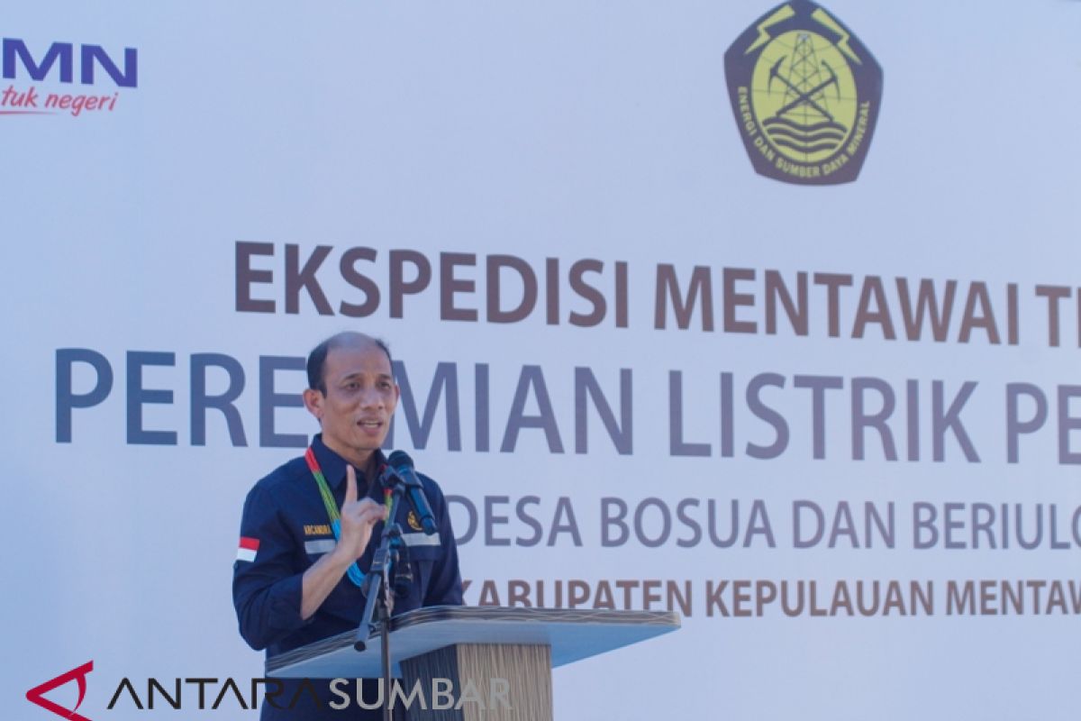 Wamen ESDM resmikan listrik pedesaan di Mentawai