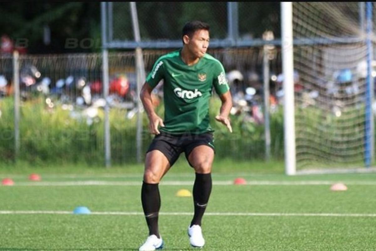 Meski masih dibekap cedera, Kapten Timnas U-22 sudah ikut latihan