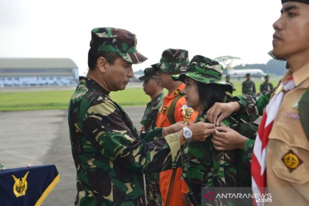 Pangkalan Udara TNI AU Halim Perdanakusuma gelar latihan Survival Dasar 2019