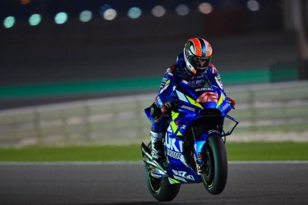 Alex Rins bawa Suzuki tercepat pada hari kedua tes pramusim di Qatar