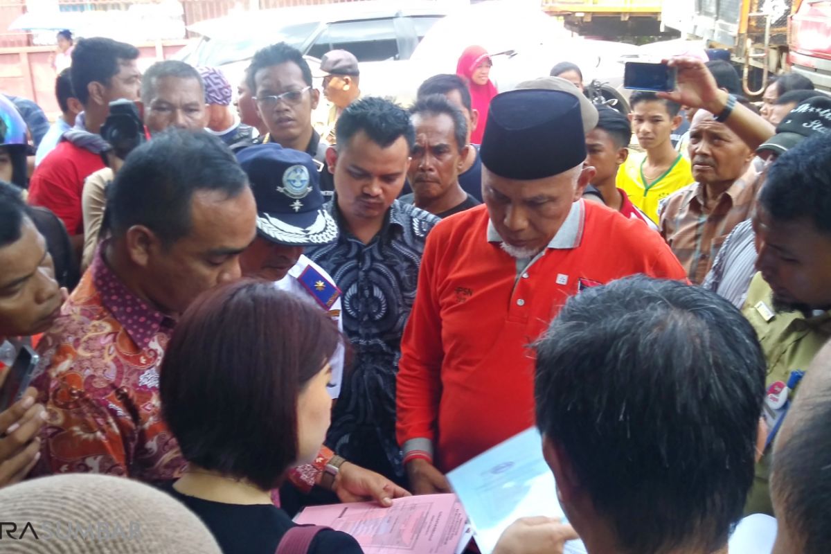 Diduga salahi izin, Wali Kota Padang sidak kantor PT Sabang Merauke Persada