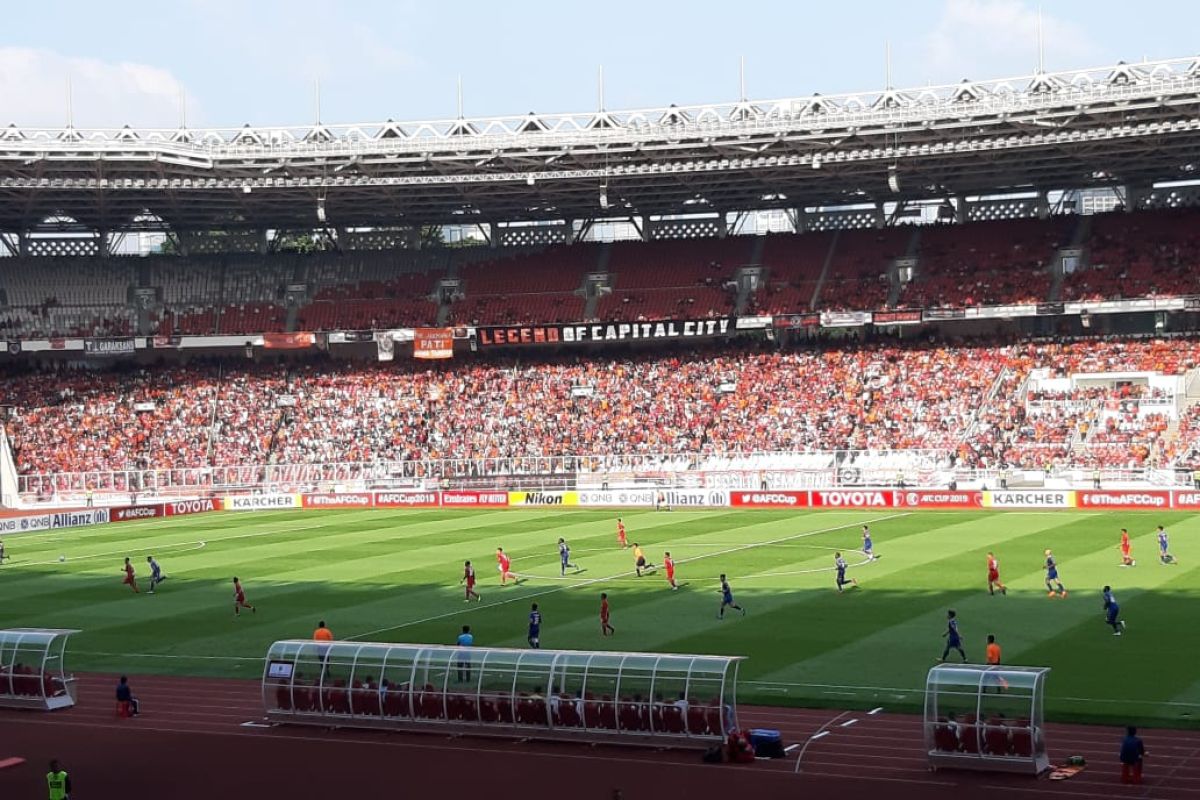 Persija versus Becamex imbang 0-0 pada babak pertama