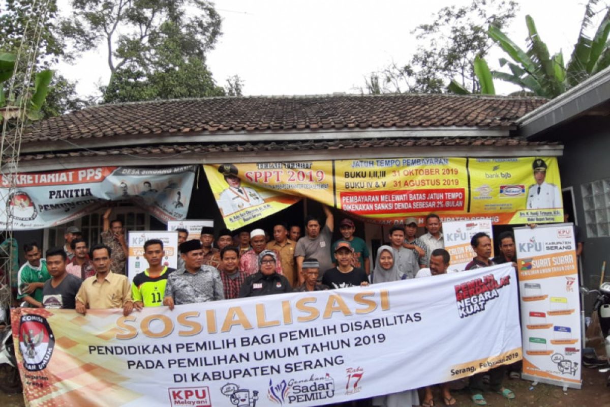 KPU Kabupaten Serang Fokuskan Sosialisasi Pemilih Disabilitas