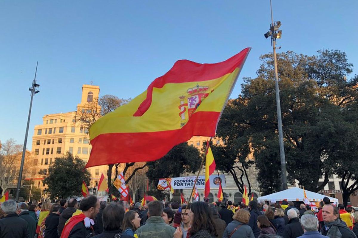 Warga Barcelona tentang kunjungan Raja Spanyol