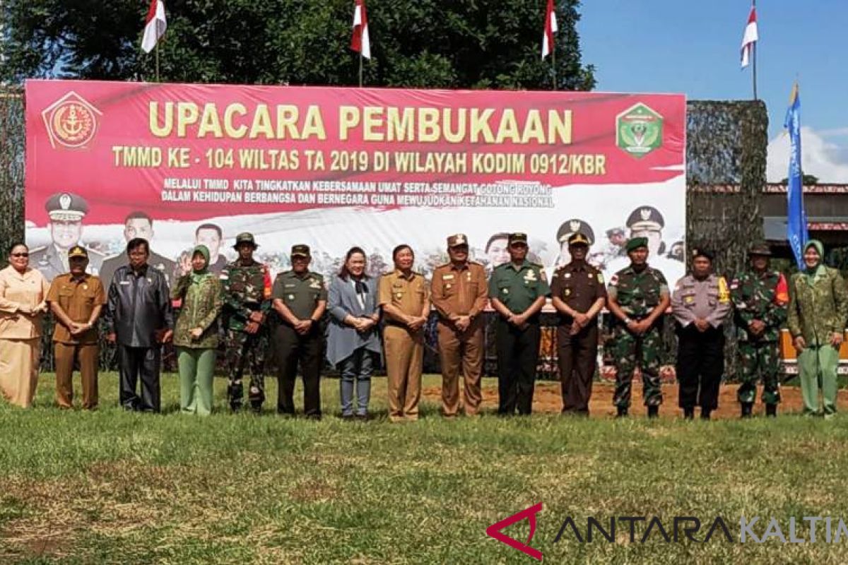 TMMD Mahulu Buka 47,5 Hektare Lahan Pertanian