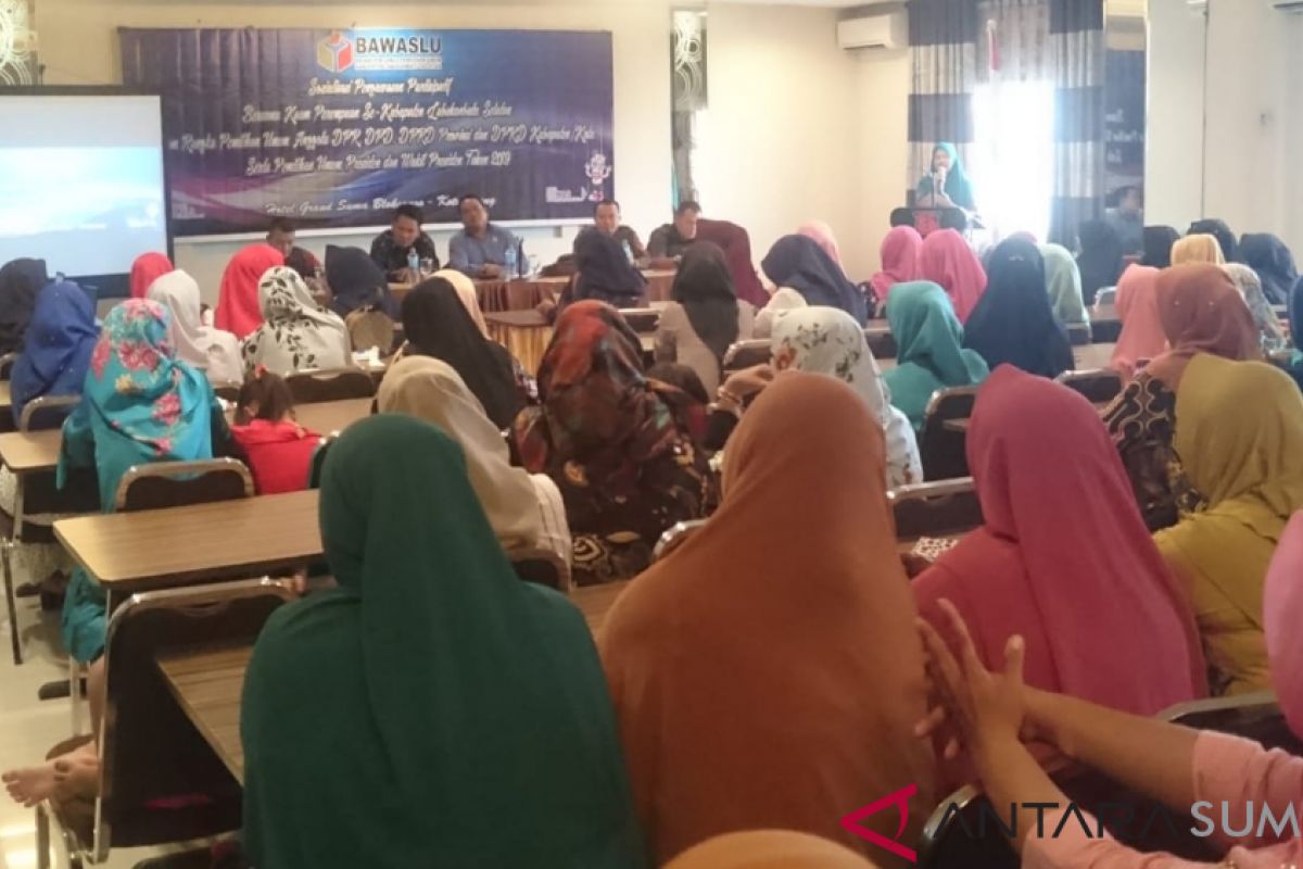 Bawaslu Labusel ajak wanita awasi Pemilu 2019