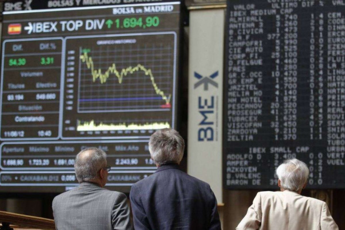 Bursa Spanyol meningkat, Indeks IBEX 35 ditutup naik 66,90 poin