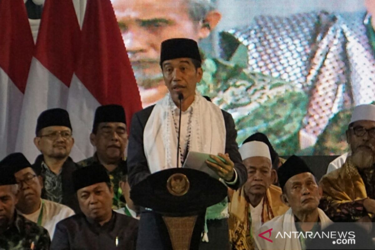 Presiden sampaikan strategi pengembangan di hadapan jamaah NU