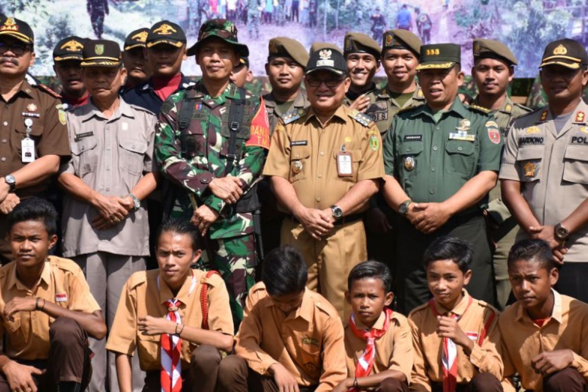 Staf Ahli Pangdam VI/Mulawarman Hadiri Pembukaan TMMD