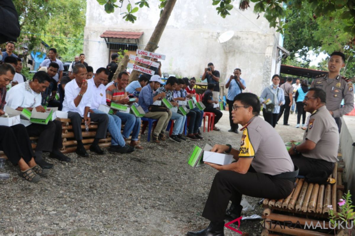 Kapolda Maluku ajak masyarakat nelayan jaga kamtibmas