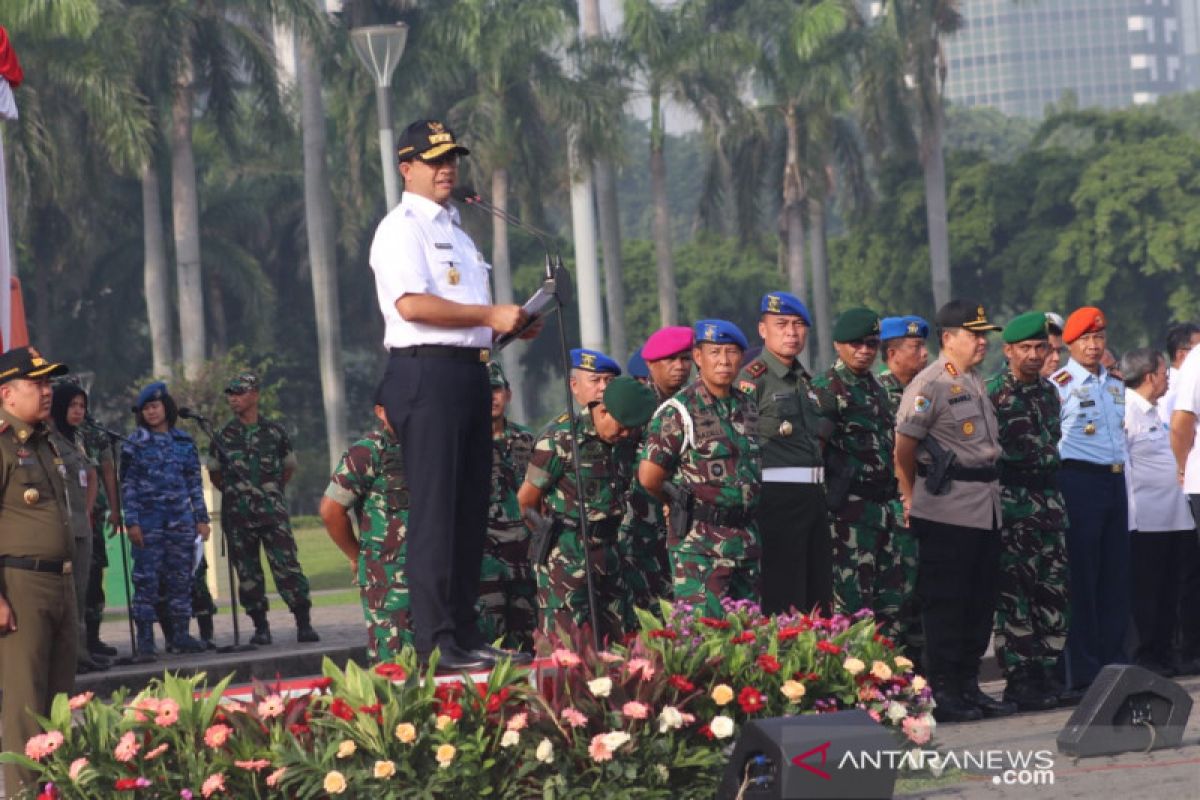 Anies mengimbau seluruh pihak kolaborasi pastikan Jakarta aman pada Pemilu 2019