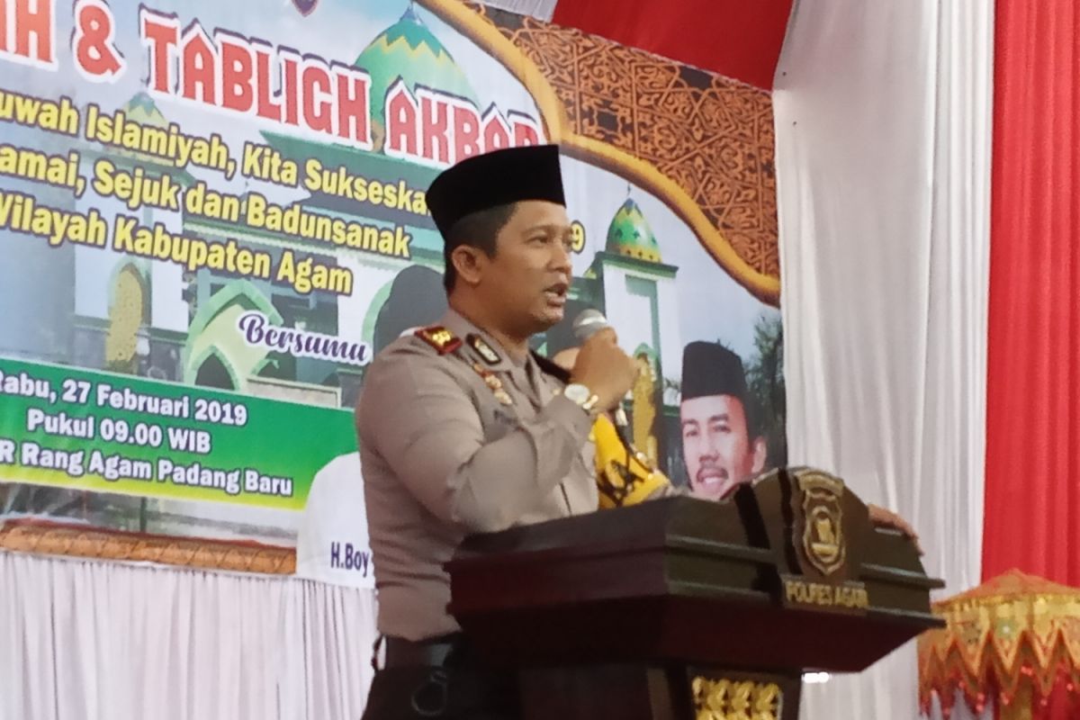 Polres Agam jamin keamanan logistik pemilu