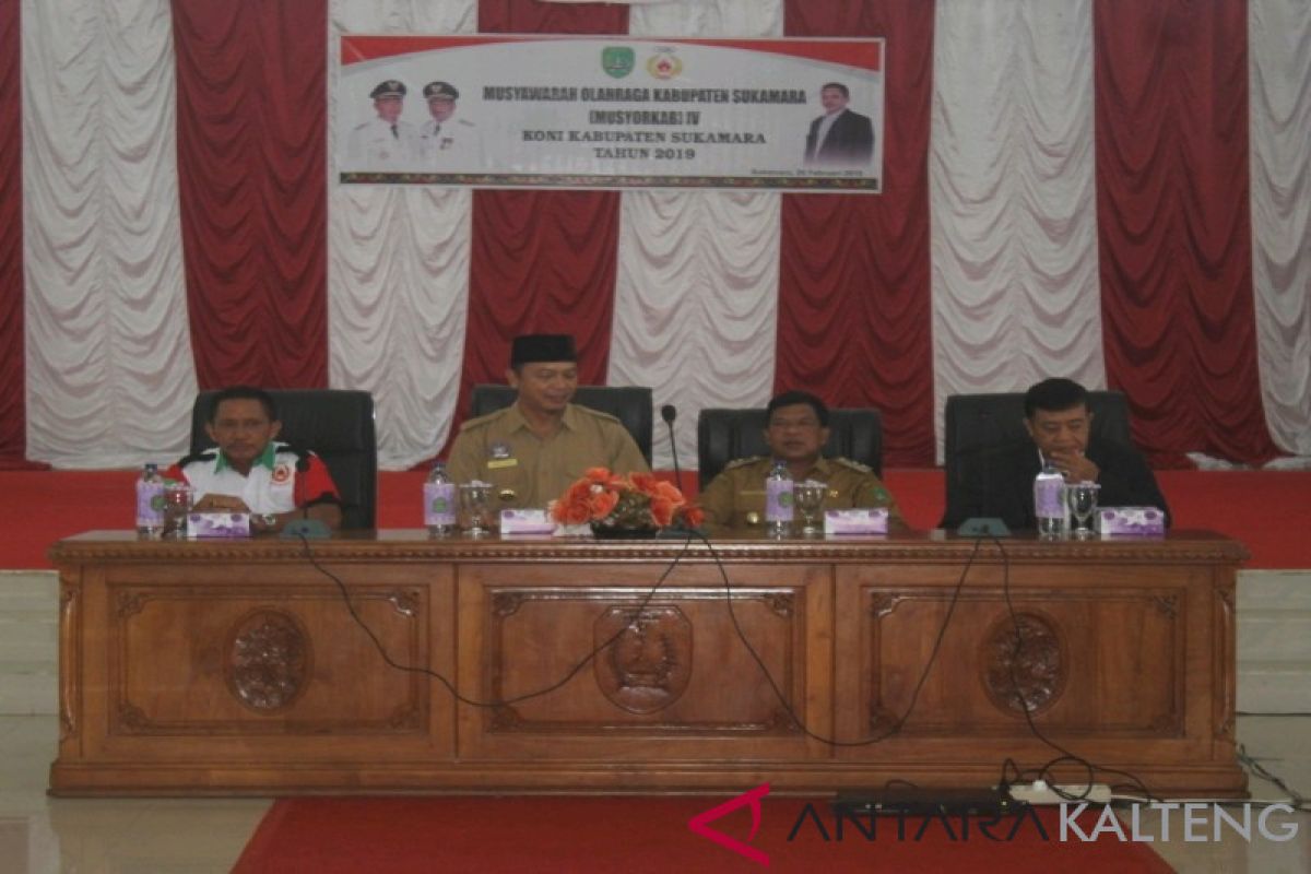 KONI Sukamara diminta perbaiki kualitas atlet lokal