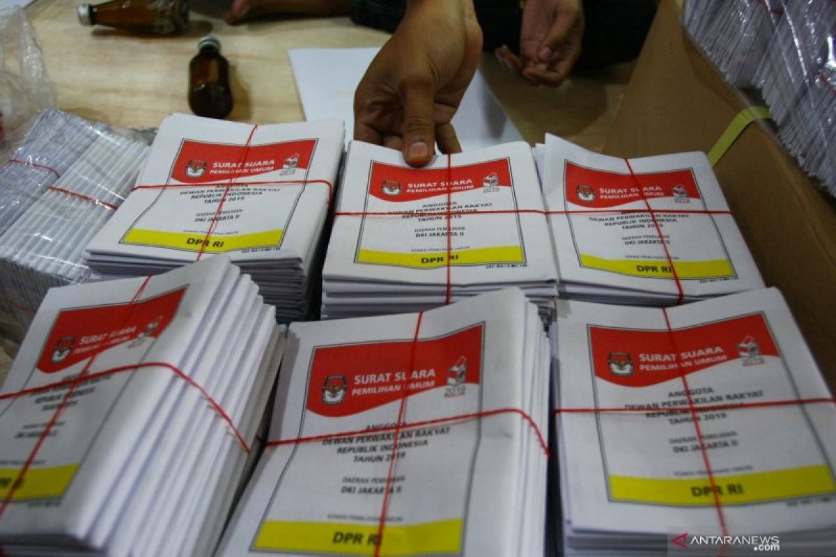 134.881 lembar surat suara DPD di Kota Jambi rusak