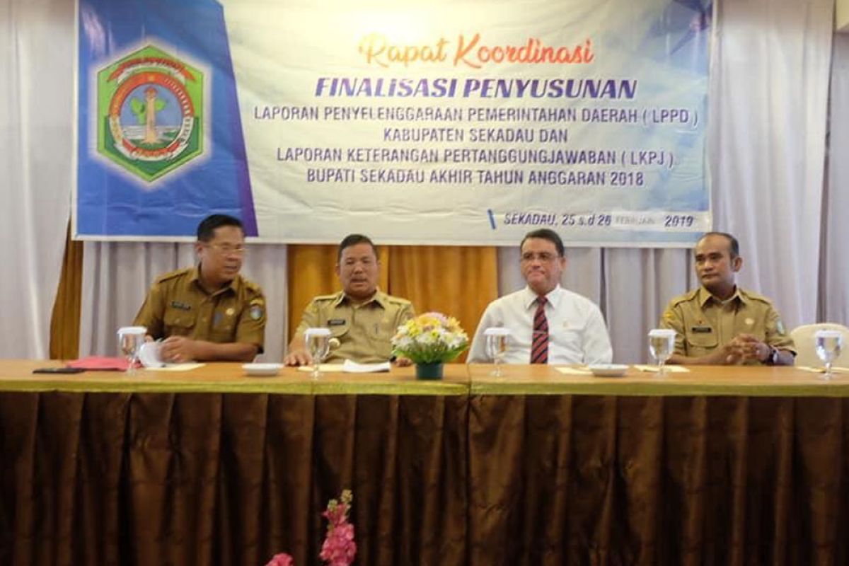 Bupati Rapinus buka rakor finalisasi penyusunan LPPD dan LKPJ