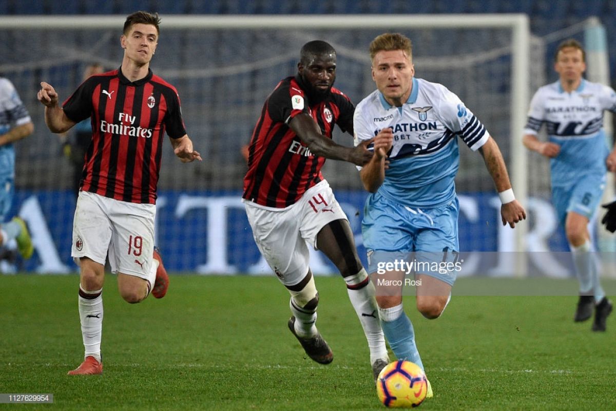 Pertandingan Piala italia AC Milan vs Lazio berakhir tanpa gol