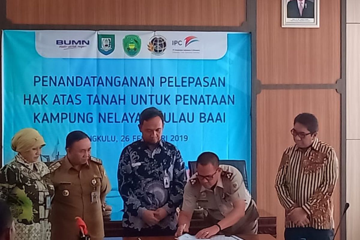 Pelindo Bengkulu serahkan 12,18 hektare lahan untuk permukiman