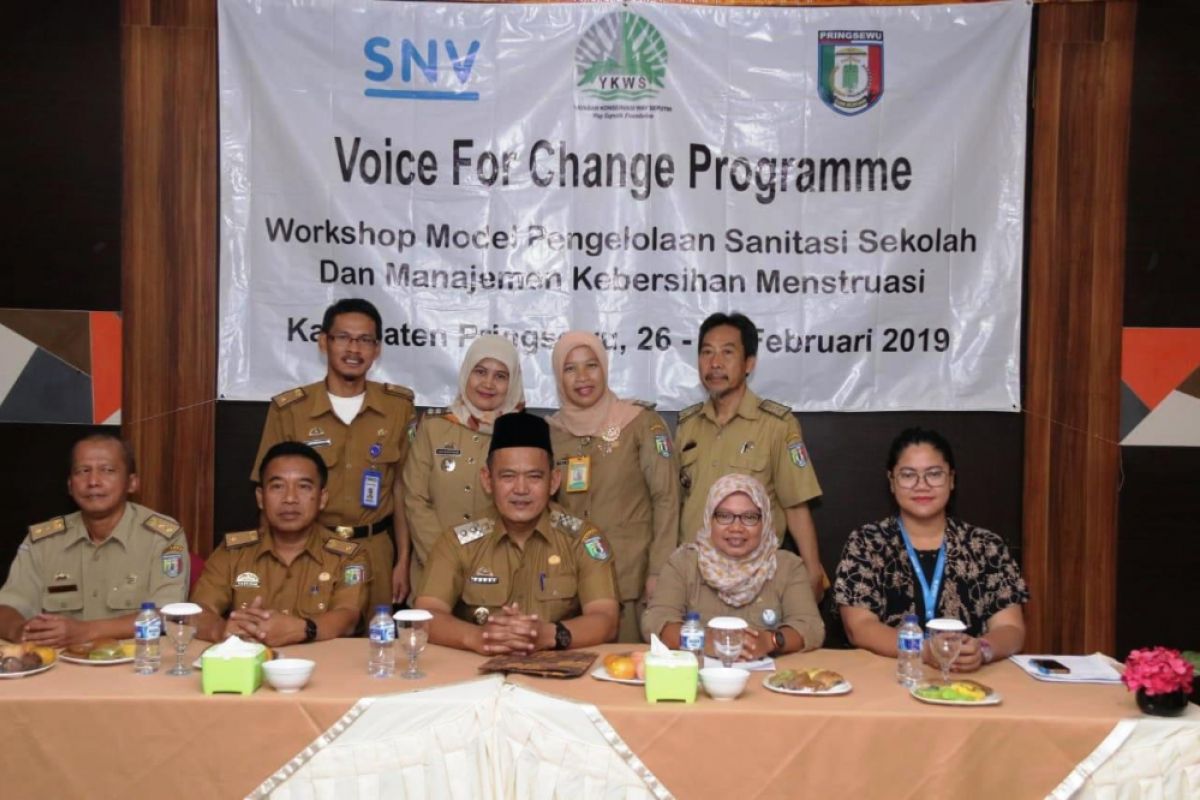 Workshop Pengelolaan Sanitasi Sekolah dan MKM Digelar di Pringsewu