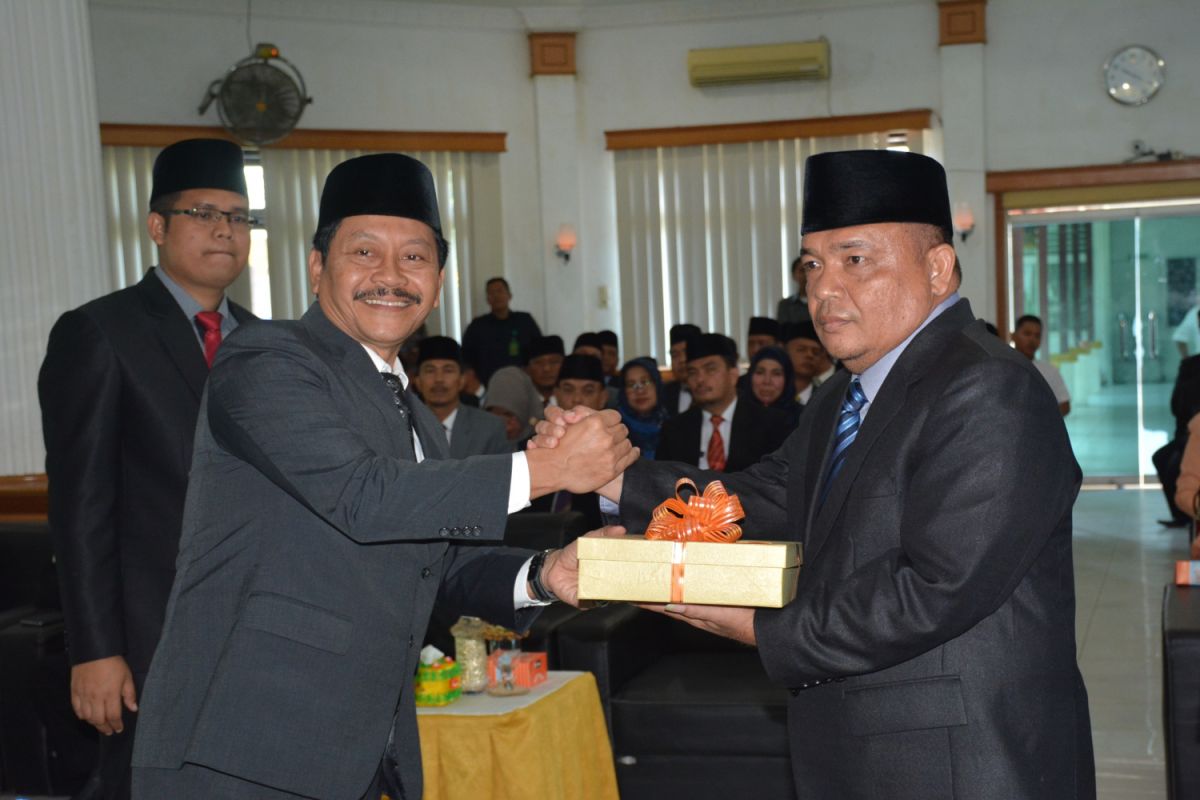 Sekda wakili mantan Bupati serah terima jabatan Bupati Langkat