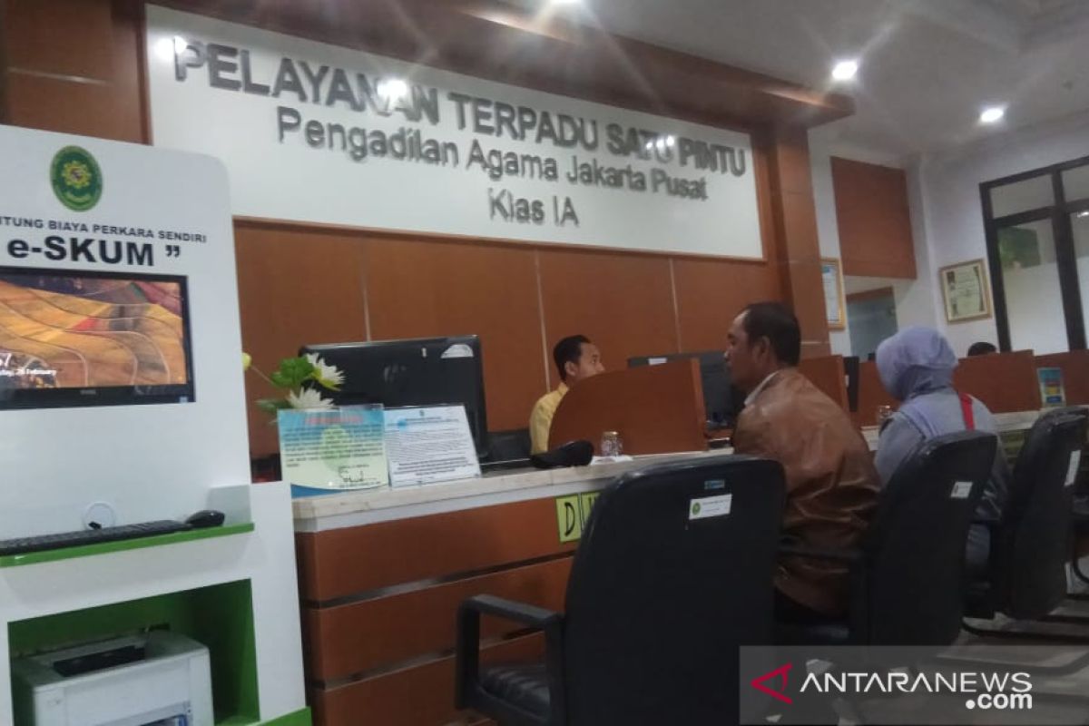 Angka gugatan perceraian di Jakarta Pusat meningkat