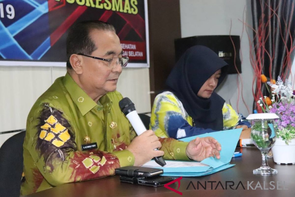 Dinkes HSS gelar workshop audit internal dan tinjauan manajemen Puskesmas