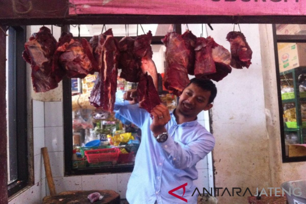 Stabil, harga daging sapi di Purwokerto