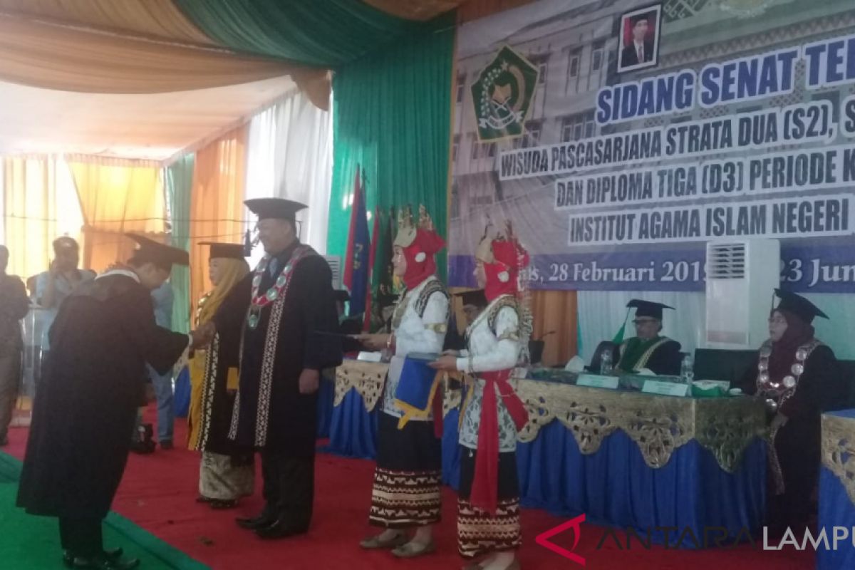 591 Mahasiswa IAIN Metro Diwisuda