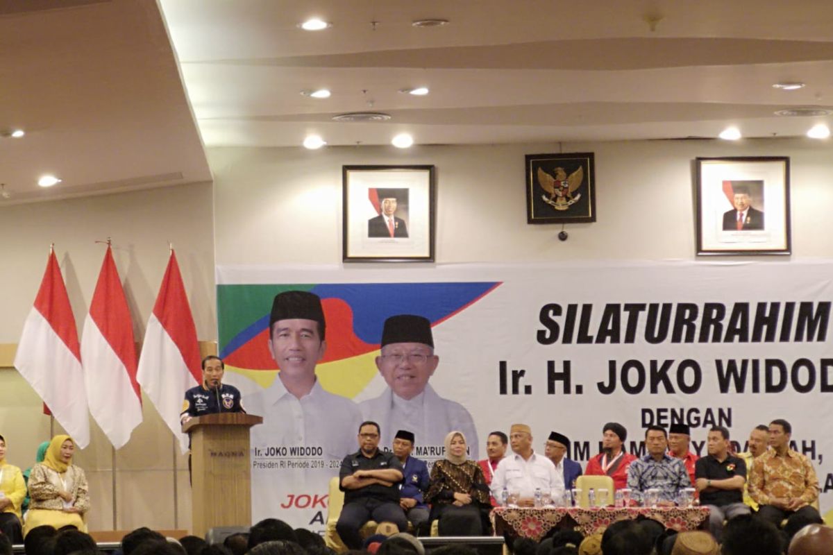 Di Gorontalo, Jokowi gelar silaturahim dengan TKD