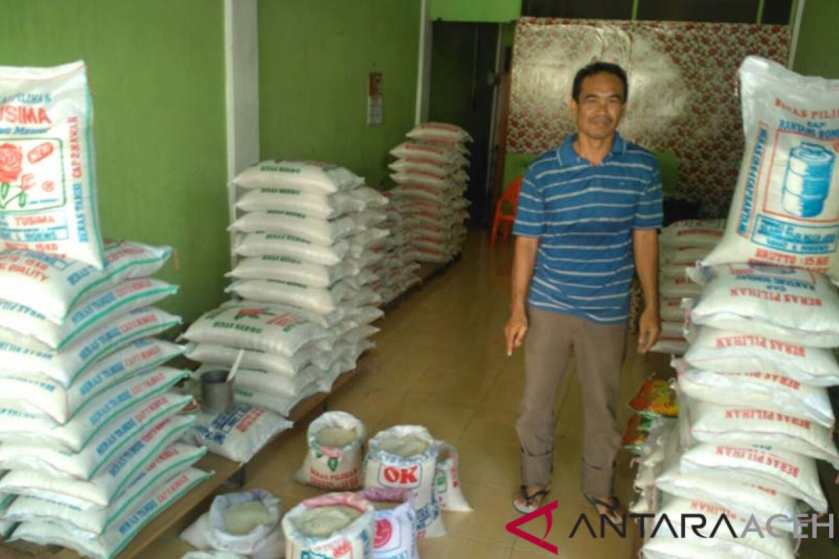Harga eceran beras di Meulaboh naik 2.000 per zak