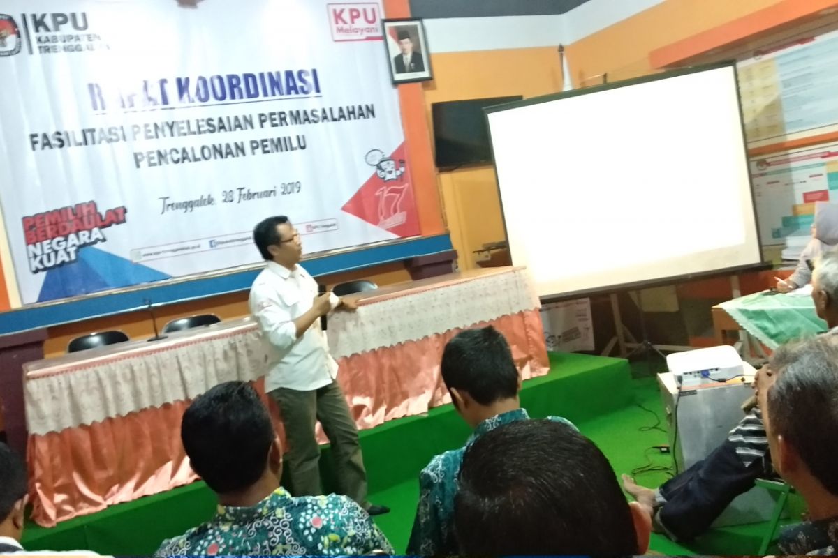 KPU Trenggalek Terima Pengunduran Diri Caleg Diterima ASN