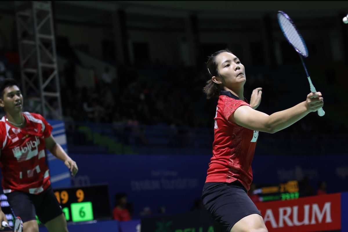 Alfian/Marsheilla terhenti di babak pertama Indonesia Open