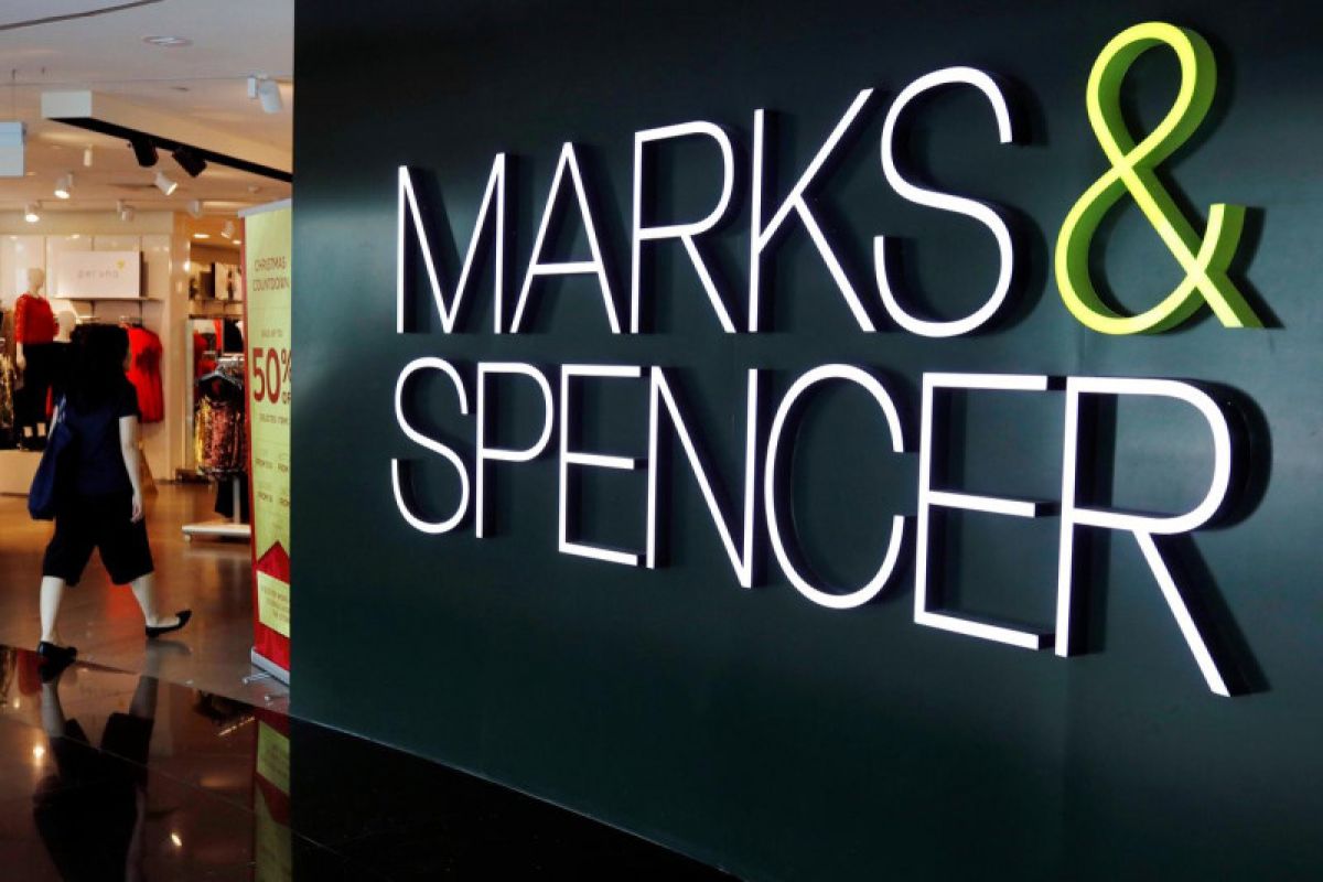 Bursa Inggris jatuh, saham Marks & Spencer anjlok 12,47 persen