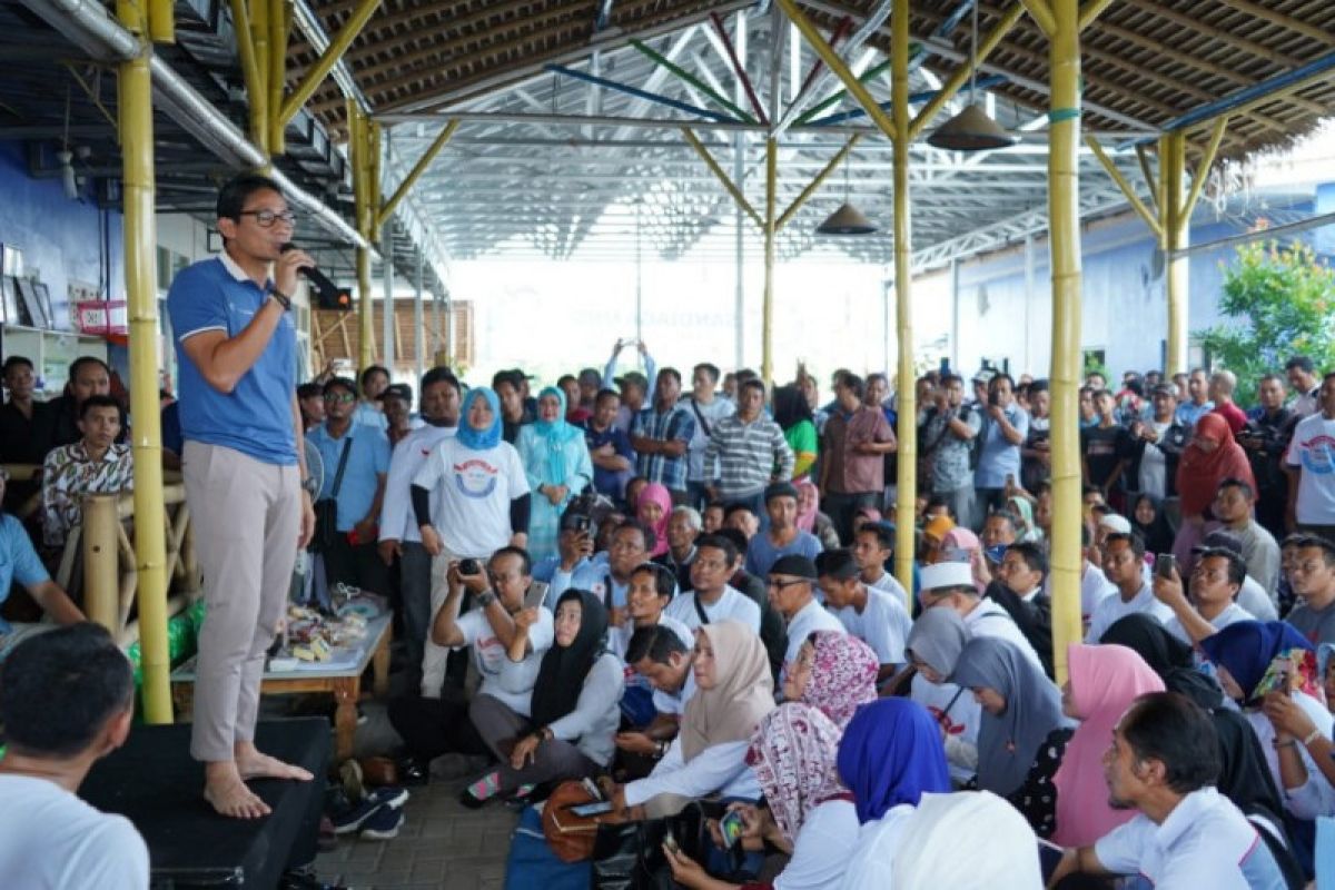 Sandiaga Uno janjikan gratiskan pajak bagi UMKM