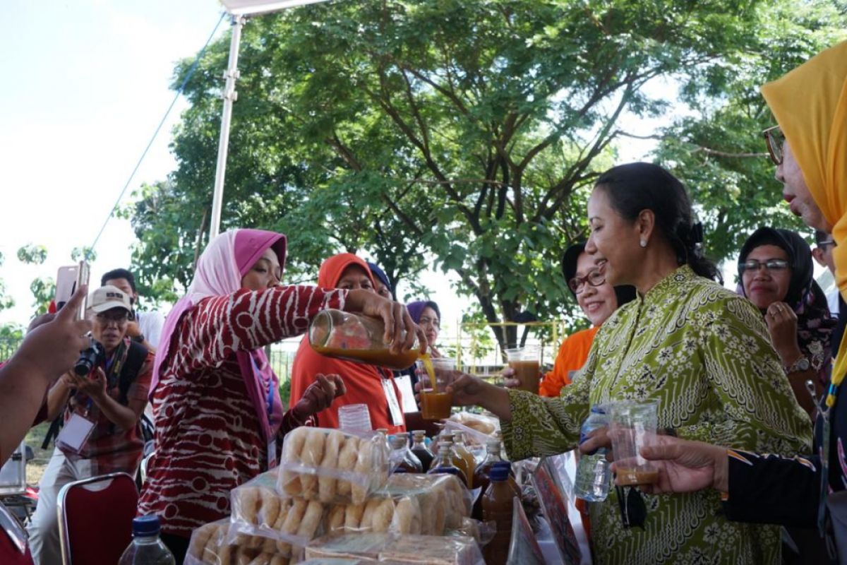 Menteri Rini dorong nasabah Mekaar naik kelas