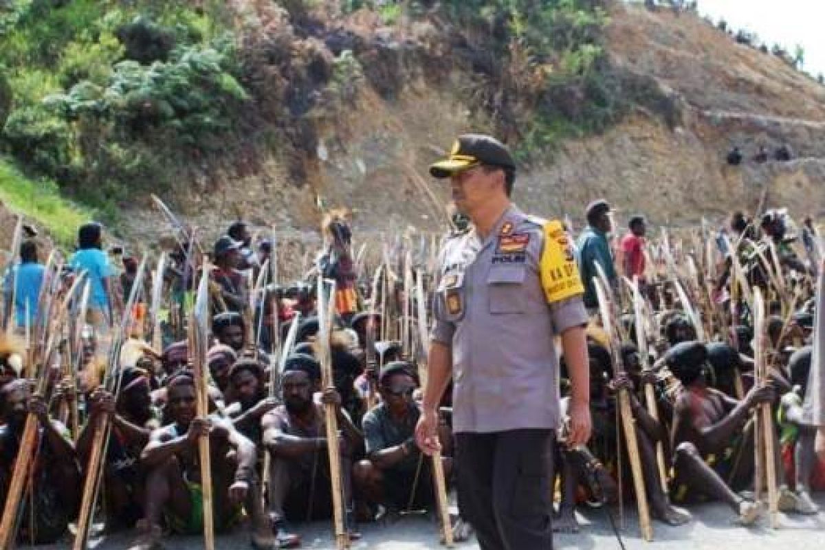 Kapolres Puncak Jaya klarifikasi video pembakaran surat suara